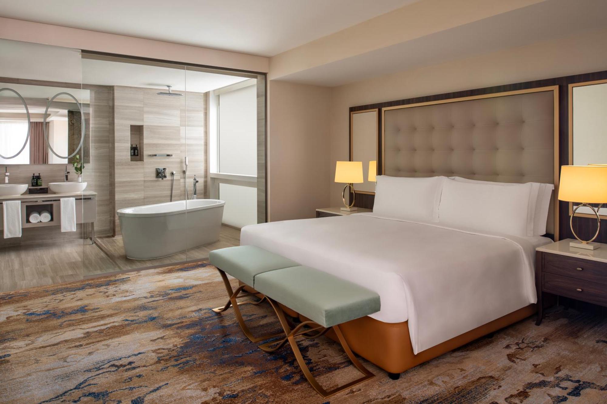 Dusit Doha Hotel Εξωτερικό φωτογραφία A bedroom at the hotel