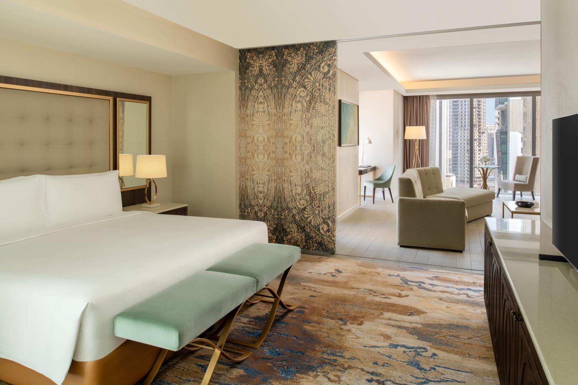 Dusit Doha Hotel Εξωτερικό φωτογραφία A suite at the hotel