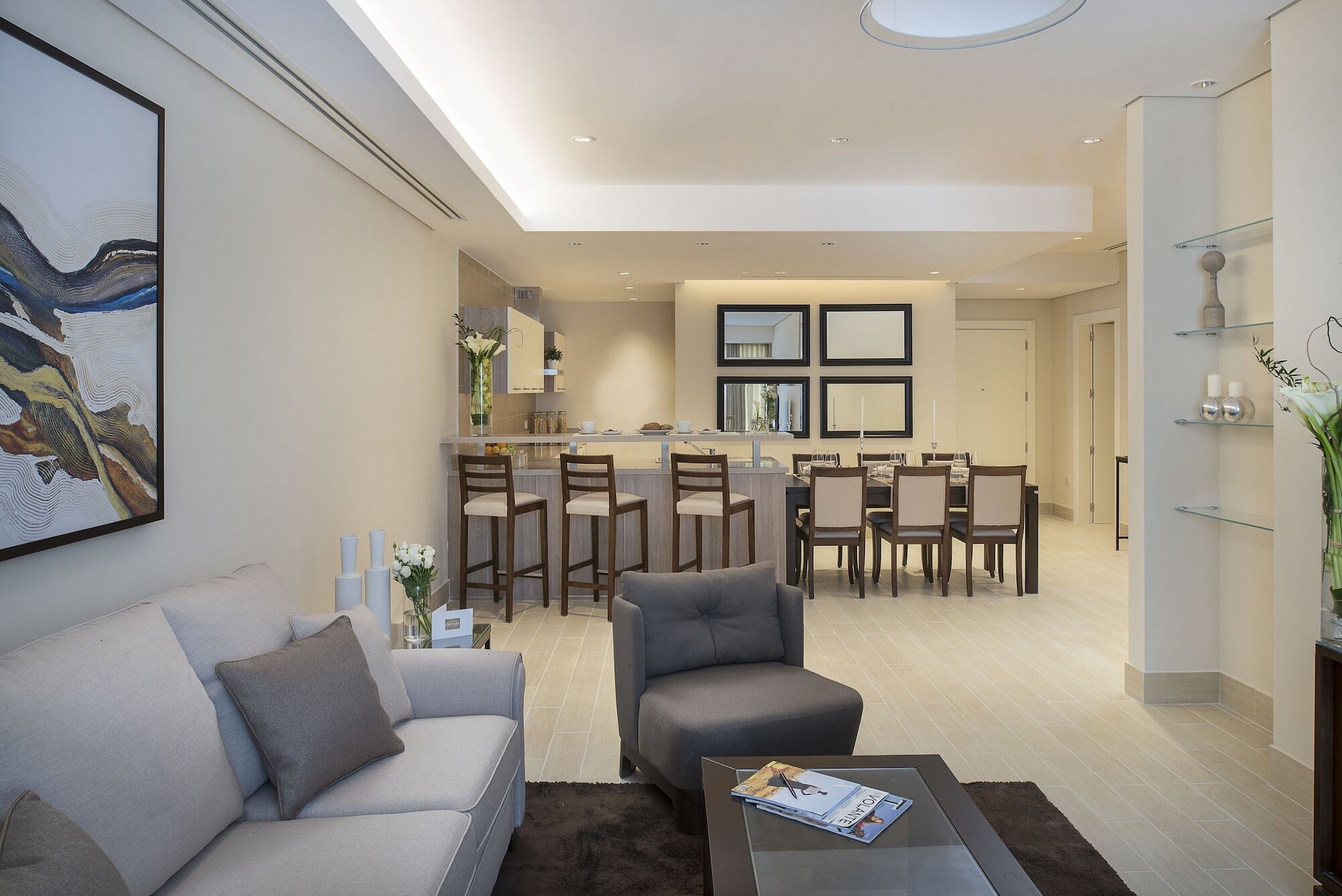 Dusit Doha Hotel Εξωτερικό φωτογραφία Interior of a typical apartment